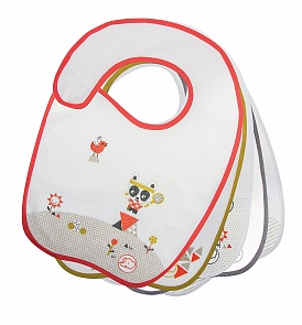 Набор из 5 нагрудничков Sport из хлопка на липучке, 4+ мес (Bebe Confort, 3105203500)